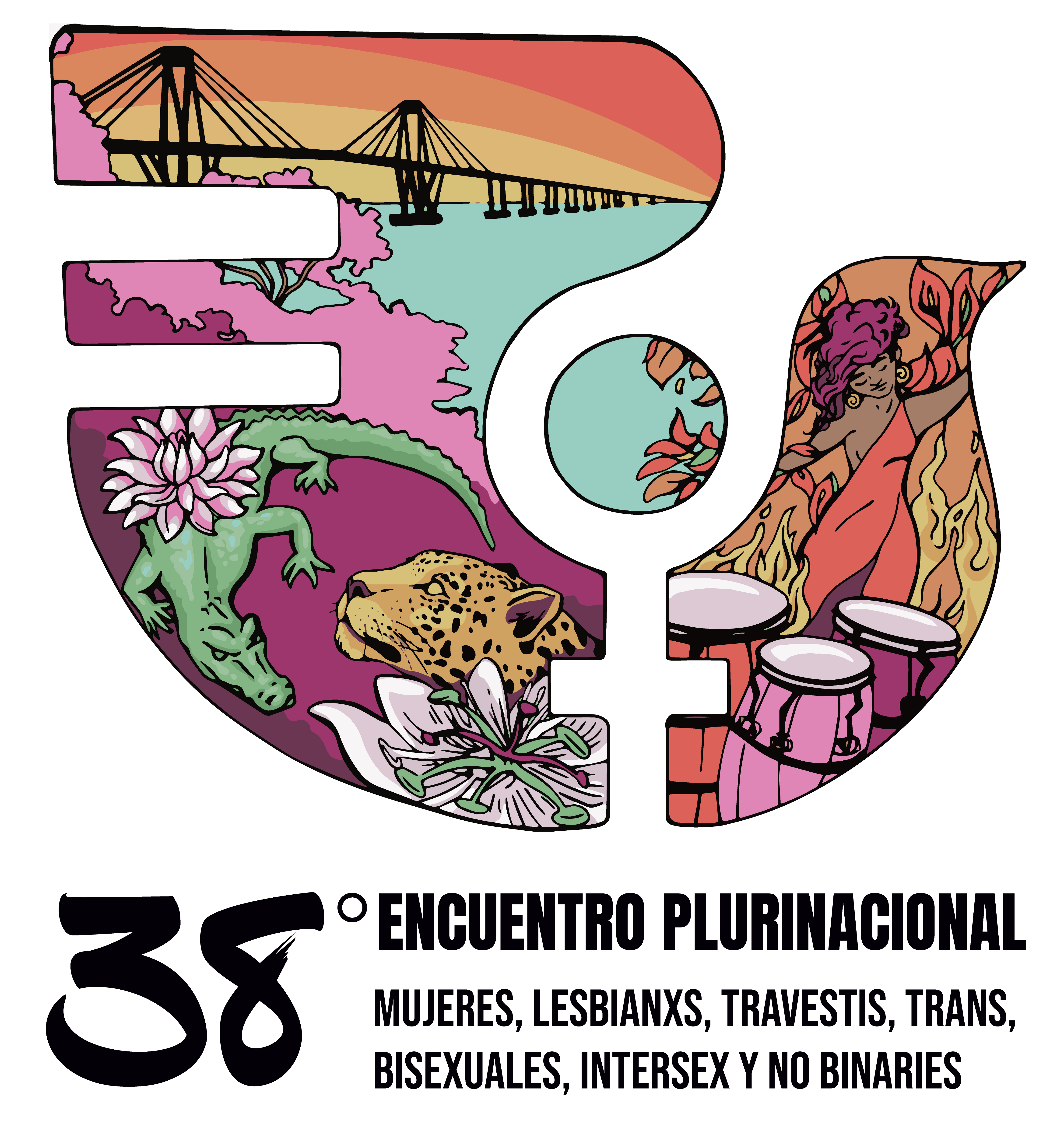 Logo oficial del 38° Encuentro